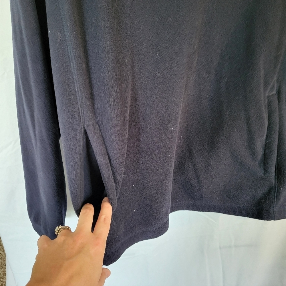 Croft and Barrow Large Men's Navy 1/4 Zip Fleece Large UWOT - Picture 3 of 7